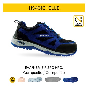 Static Dissipative Safety Shoes (EVA/RUBBER) - S1P SRC HRO